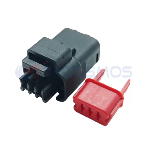 211PC032S1049 Waterproof 3-Pin Female Car Water Temperature Sensor Plug Copper and ABS/Nylon Material Wire Harness... - image 3